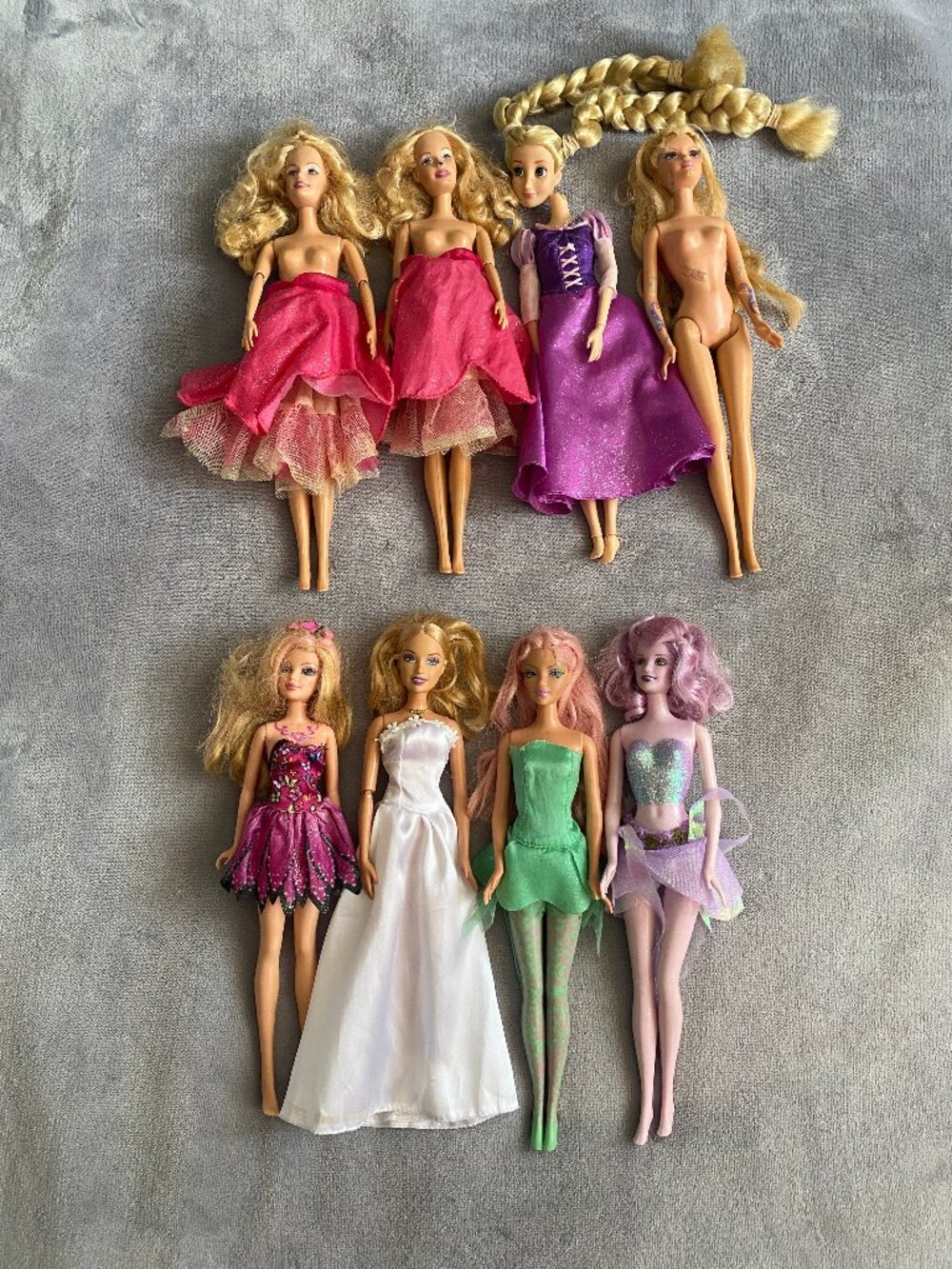 Y2K Barbie Movie TLC Doll Lot Island Pegasus 12 Dancing Princesses Fairytopia